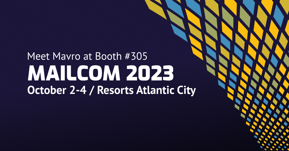 Going to MAILCOM ’23 next week in Atlantic City? Stop by our booth and let Robert Frank show you how to transform your mailroom with #MavBridge. Eliminate paper, increase efficiency and configure workflows. Watch our #digitalmailroom video at bit.ly/40aCz9c