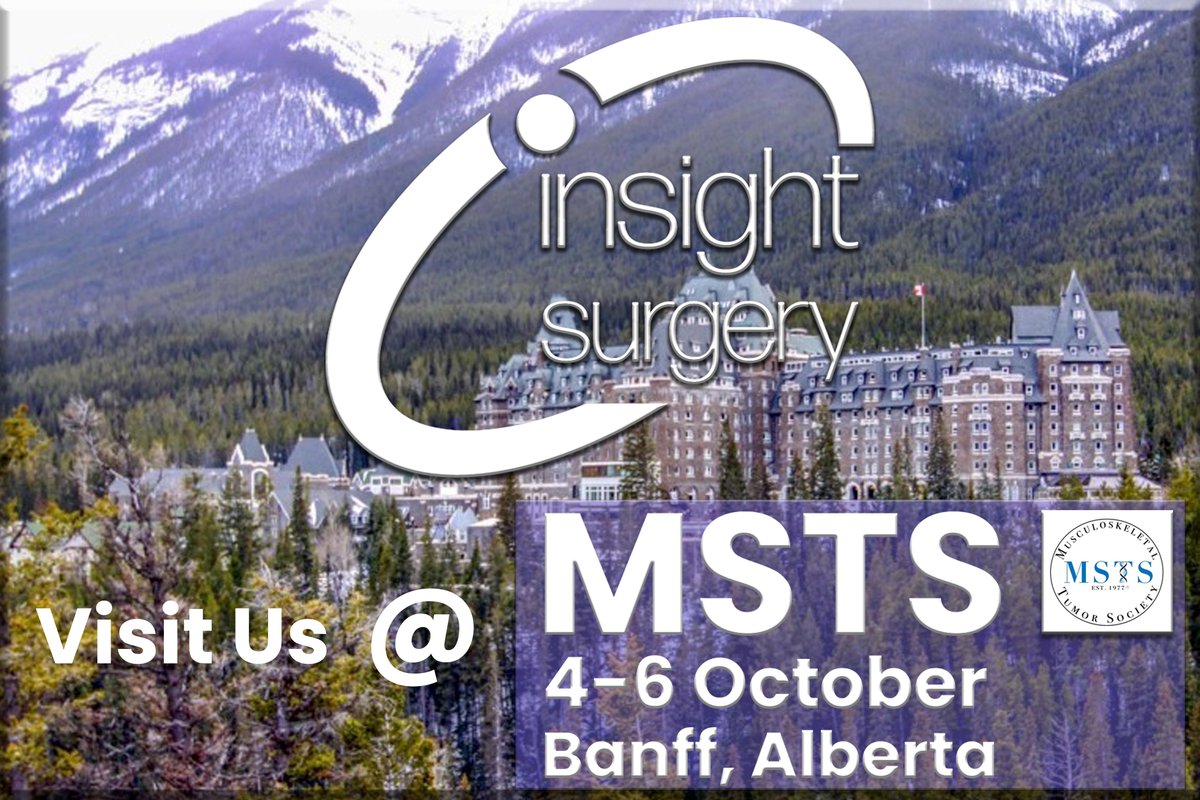 🍁 Join Us in Banff for MSTS 2023! 🍁

Visit the Insight Surgery booth to discover our cutting-edge solutions and technologies. We'd love to connect, share insights, and explore collaborative opportunities. See you next week!

#MSTS2023 #MusculoskeletalOncology #Innovation