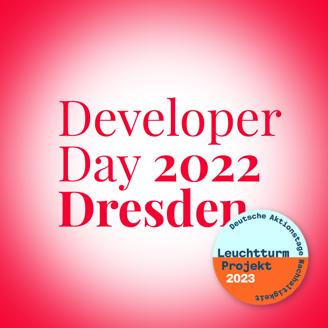 Yippie, we are a bit proud to announce that Vast Forward's "Developer Day 2022" (Dev-Day for short) has been awarded as a Lighthouse Project of the German Sustainability Action Days.

Here are some impressions: youtube.com/watch?v=PPLlDj…