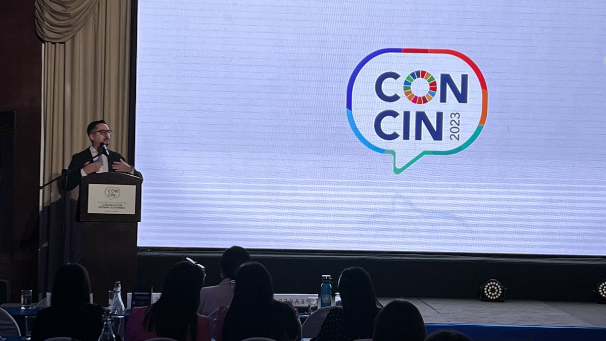 gabrielpatrizzi's tweet photo. Inicia el #CONCIN2023. @jaimejavier da la bienvenida a los asistente y hace un recuento de como este evento llega a esta 8va edición.
#DialogusCI https://t.co/VHfGpdG4zb