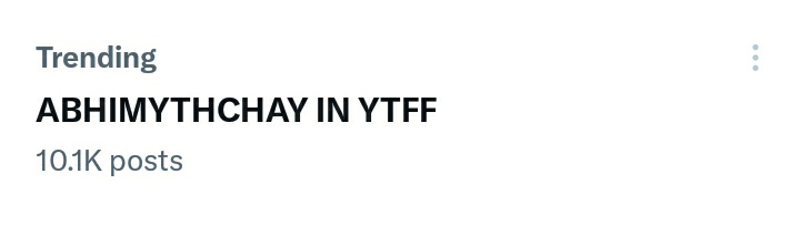 TriggeredRiver's tweet photo. Lesgooooo... WE DID IT 10K+ tweets... Crazyyyy hogaya yeh toh *sobbing*

ABHIMYTHCHAY IN YTFF https://t.co/sUndTip4nN
