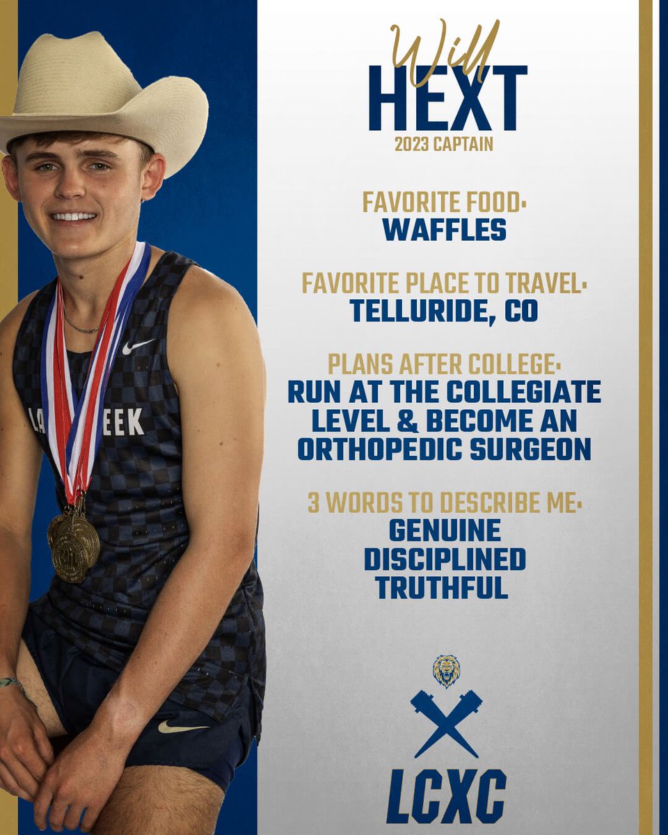 🔦 Senior Spotlight 🔦 
Captain Will Hext