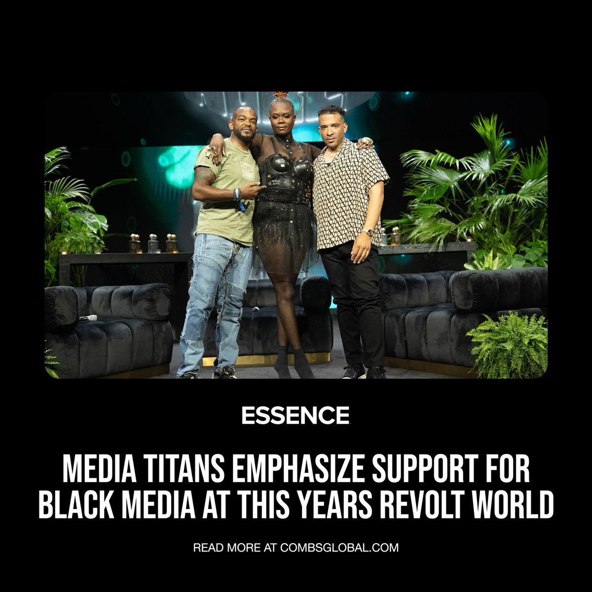 CombsGlobal's tweet image. Media titans emphasize support for Black media at this years Revolt World. 

Read more at CombsGlobal.com 

@essence @revoltworld