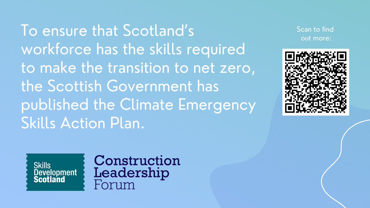 To reach net zero by 2045, we need to reduce emissions generated by buildings. The Climate Emergency Skills Action Plan by @ScotGov sets the blueprint for building green skills across the built environment & construction sector 🏢 🌱 Find out more: bit.ly/3st4INA