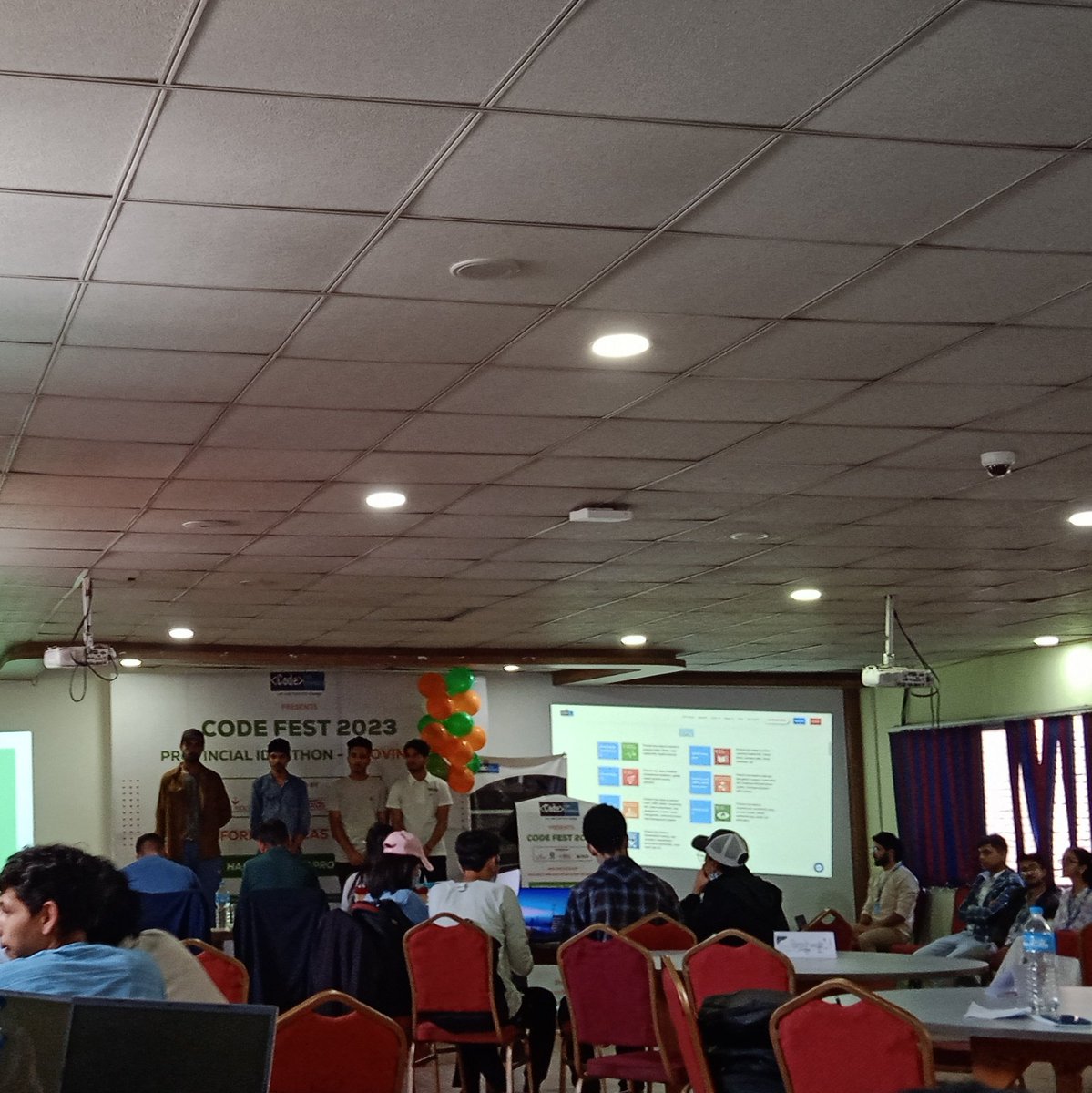 piedthepiper's tweet image. Today I went to the CodeFest 2023 organized by Code for Change. It was remarkable to see these young fellow applying for Hackathon and learning from it. #Hackathon #CodeForChange