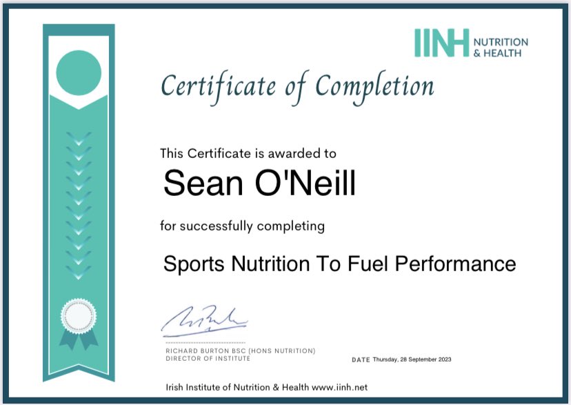 Sean_O78's tweet photo. It doesnโt make me a practitioner but knowledge is key to giving our athletes that extra edge in their chosen sports.
Eat well Perform well. #LTAD #Fuelforsport
๐ฅ๐ฅฉ๐๐ช๐โโ๏ธ๐๐๏ธโโ๏ธ https://t.co/XZ8kyp8MA9