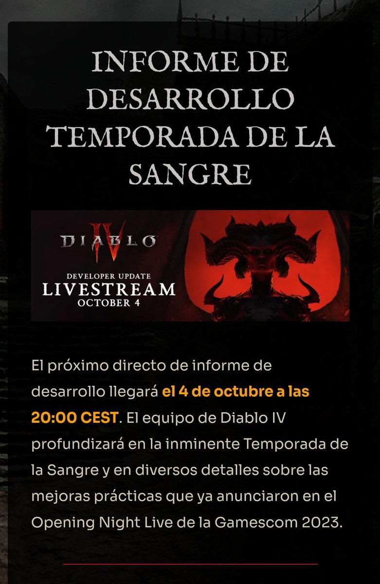 Diablo IV tweet media