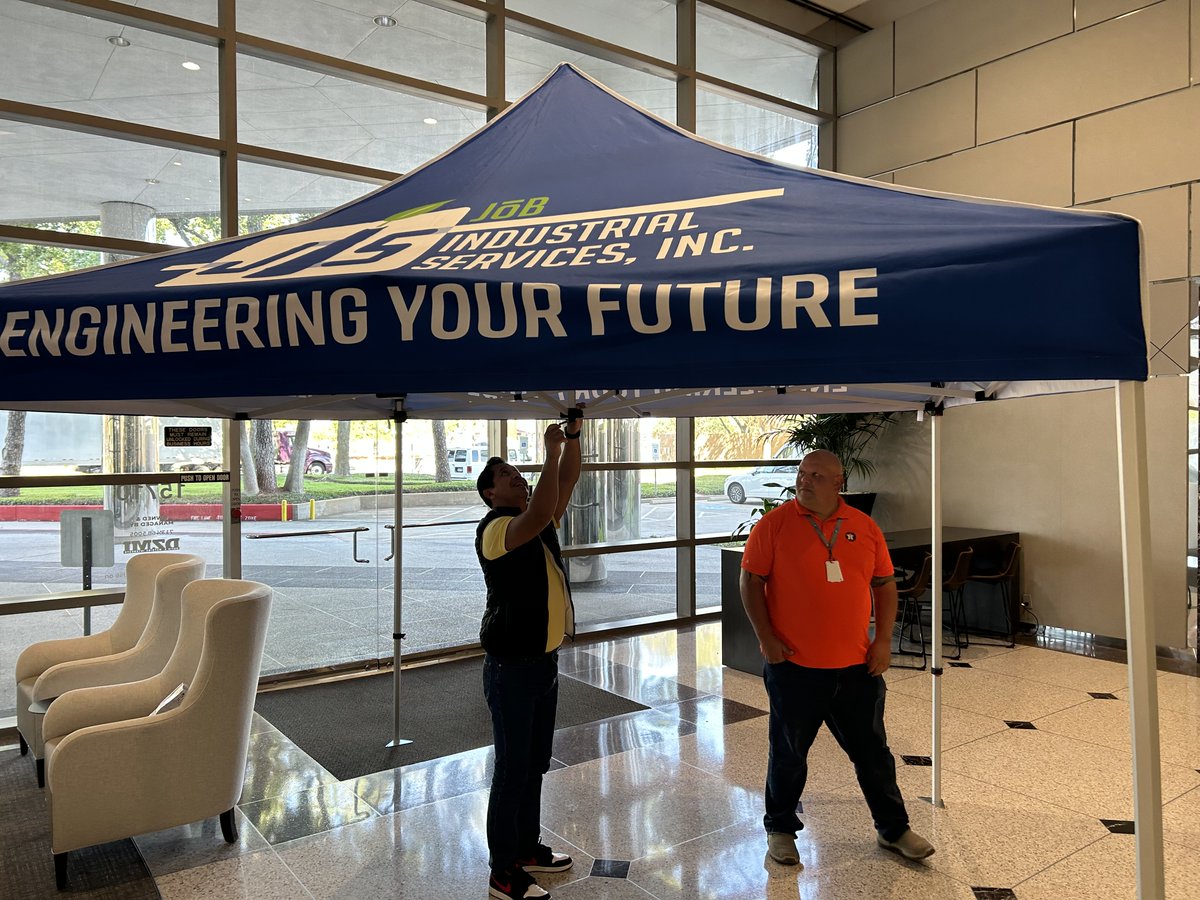 JobEPCCompany's tweet image. Getting our new tent ready!
 
We are excited because it is just 4 days short days away from the Heroes Charity Foundation Golf Tournament.
 
See how you can pledge your support today: events.trustevent.com/templates/inde…
 
#EverydayPeopleHelpingEverydayHereos #EngineeringYourFuture