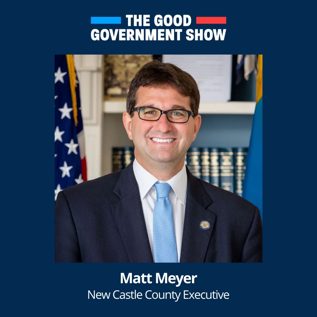 How do you go from teacher to Wall Street lawyer to elected official? ➡️ Join our conversation with New Castle County Executive @MattMeyerDE to learn more about his journey as he prepares to run for #governor of #Delaware: podcasts.apple.com/us/podcast/goo… #Politics #Government @NCCDE