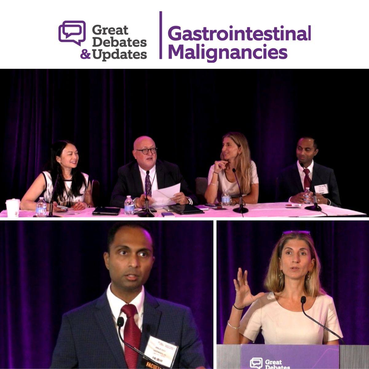 OLNGreatDebates's tweet photo. Great Debates & Updates in Gastrointestinal Malignancies is off to an incredible start bringing groundbreaking insights to the forefront. Join the conversation and stay up-to-date on the latest in GI oncology. #GDUGI2023 Learn more here: https://t.co/HgTn01wRtz

@CathyEngMD @ILSONDavid @YJanjigianMD
@JoeHermanMD @lisakachnic1 @jordanberlin5
@GABOUALFA @JavleMilind @NVijayvergiaMD
@adasarimd @AnjeeDavis @NataliyaUboha