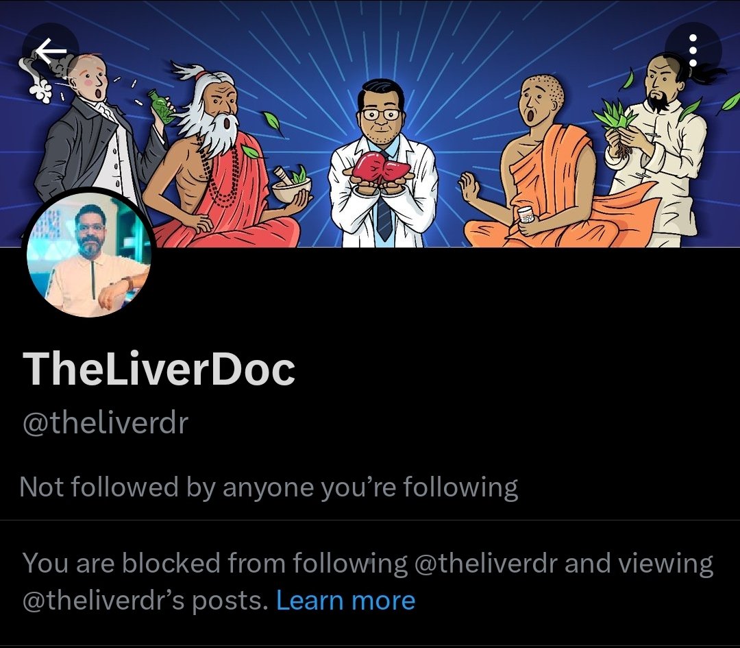 SuvardarshanTV's tweet photo. @LiveLawIndia @theliverdoc Anyways he had blocked 🚫 me 😜 https://t.co/zilAYunONU