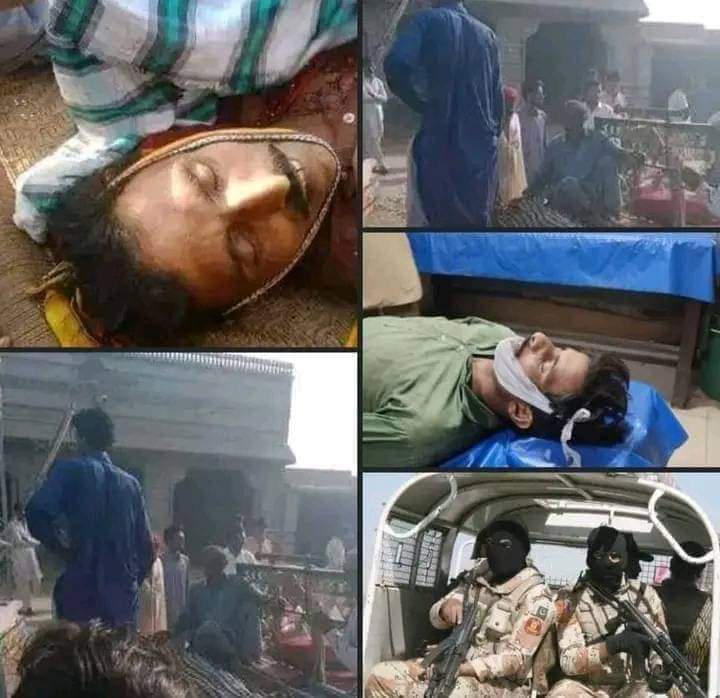وہ انڈیا کا پائلٹ تھا اس لیے جانے دیا،
اگر سندھی یا بلوچی ہوتا تو گولیوں سے چھلنی کر دیا ہوتا 💯🙏🏻
سکرنڈ میں رینجرز کی ایک گاوں میں کاروائی کے دوران رینجرز کی فائرنگ میں گاوں کے 7 آدمی شہید 💔🥺
شرم مگر تم کو نہیں آتی 😡
Shame on Pakistan Army 
#shameful #Sakrand #shameonyou