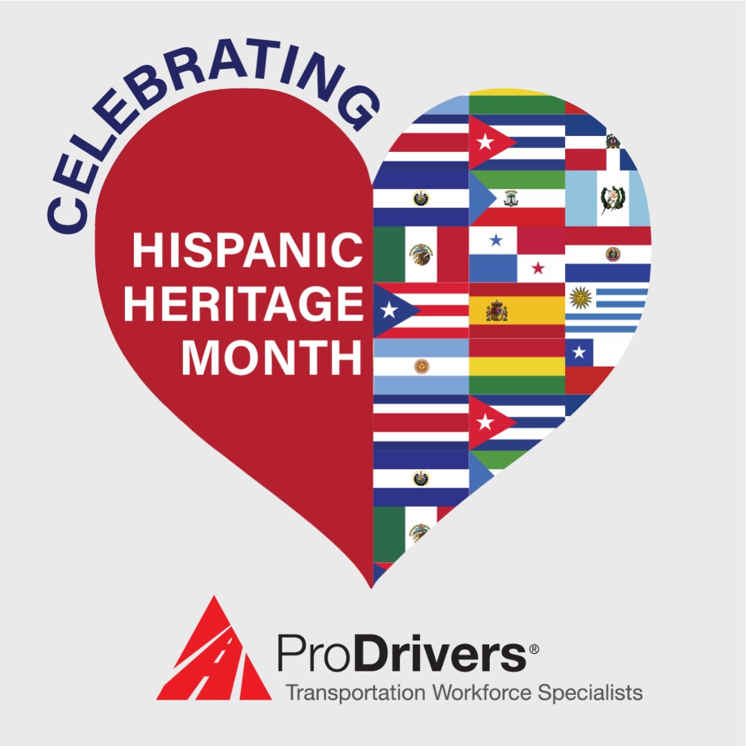 ProDrivers's tweet image. This month, we proudly honor the rich tapestry of cultures, traditions, and contributions from the Hispanic community. From art and music to innovation and leadership, your impact is undeniable. Let&apos;s come together to recognize the beauty of diversity and the power it brings...