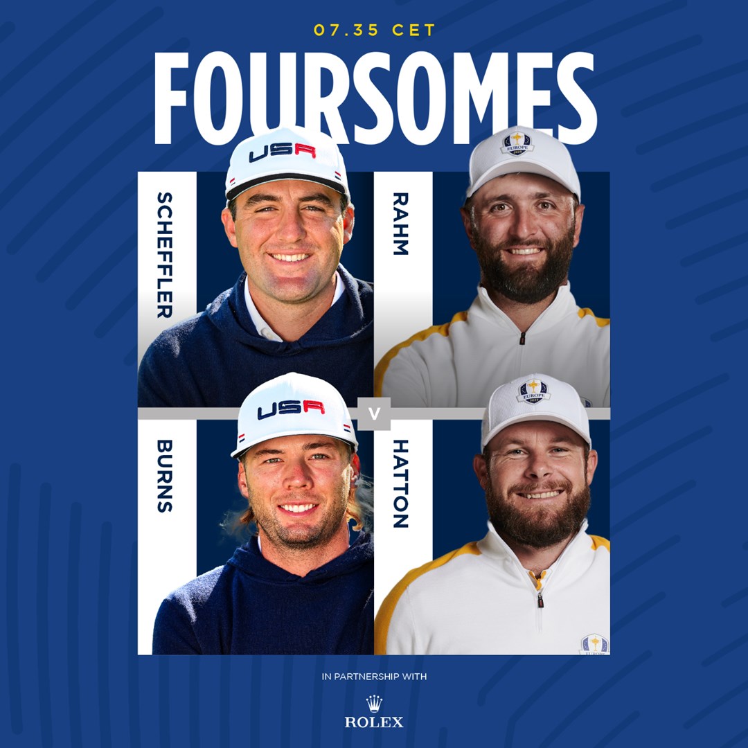 RyderCupEurope's tweet photo. What's the score after the opening session? 🇪🇺

#TeamEurope #RyderCup https://t.co/KKXawtg0KV