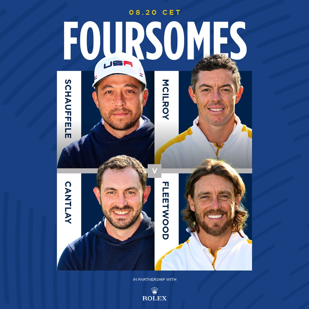 RyderCupEurope's tweet photo. What's the score after the opening session? 🇪🇺

#TeamEurope #RyderCup https://t.co/KKXawtg0KV