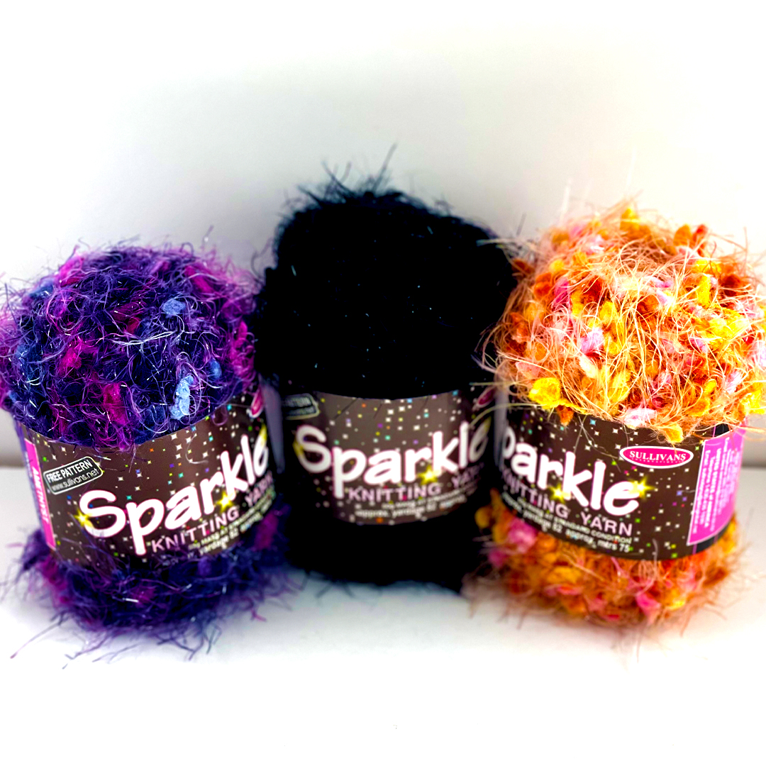 Sparkle yarn is the perfect way to add a touch of magic to your Halloween decorations! ✨🎃 Shop for this and more at mynotions.com!

#halloween #halloweendecor  #craftingideas #crafting  #craftingcommunity #halloweencrafts #yarn #yarnshop #diyideas #diycrafts #diy