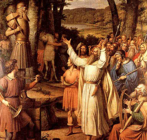 ValhallaPlus's tweet image. Goði (ᚴᚬᚦᛁ), a prominent figure in Old Norse society and a religious leader in the Norse pagan faith.
Goðar played a pivotal role in maintaining the religious traditions and beliefs of their community, and occasionally offered sacrifices to the Norse gods.
🖼 By J. L. Lund