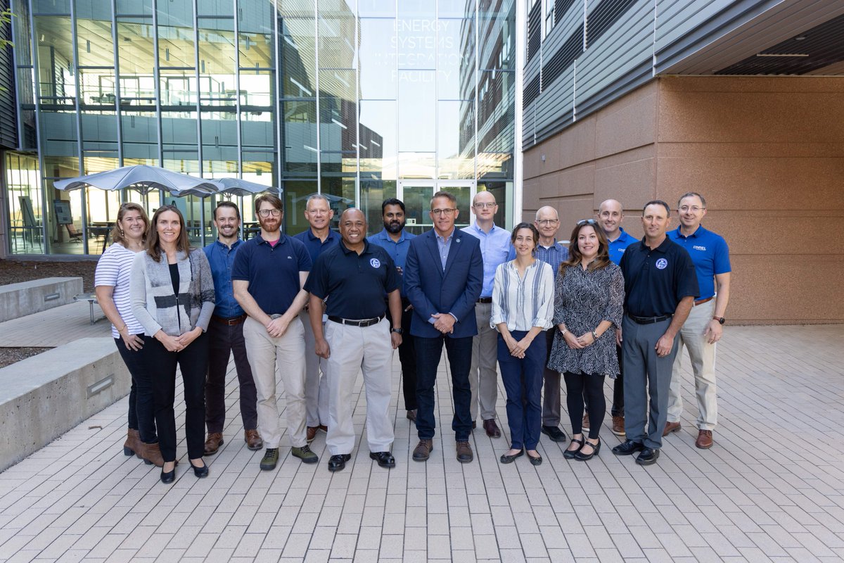 CISAgov's tweet photo. Our Region 8 team prepared for #CybersecurityAwarenessMonth with a visit to @NREL. We talked Secure by Design, Zero Trust Model and research and solutions for future use of Artificial Intelligence in energy technology across the grid. There is power in partnership! https://t.co/pCSxty7iUT