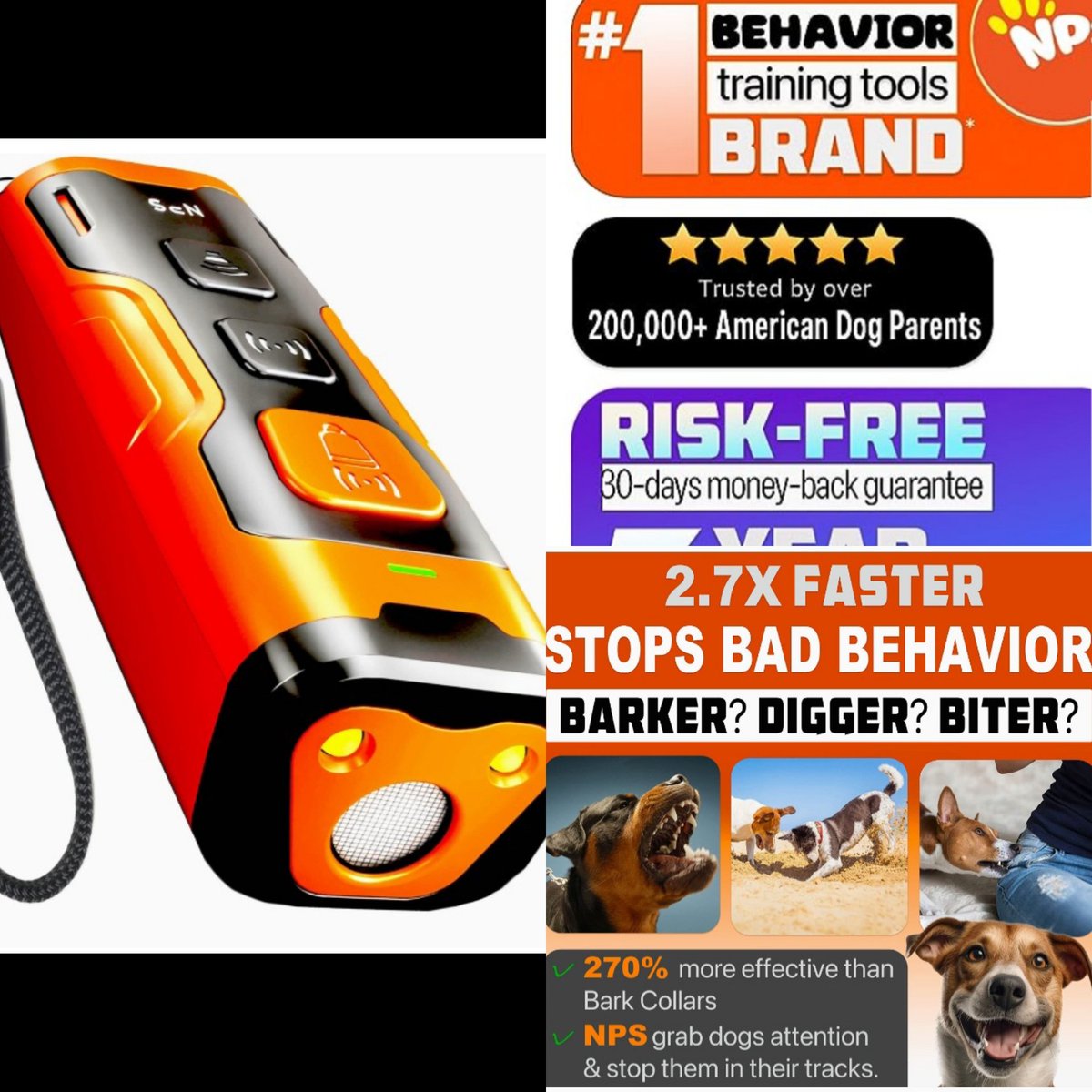 AnytimeBuysG's tweet image. 🐶 Tired of constant barking? Try our Dog Bark Deterrent Device - the gentle way to stop bad behavior! No need to yell or swat, just point and make peace. •amzn.to/468zsCG

#DogTraining #BarkControl #GoodDog #amazonfinds