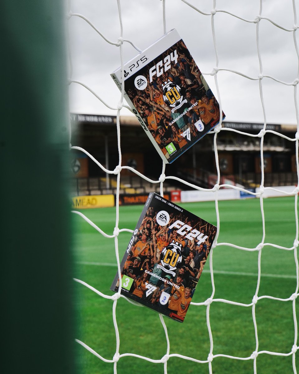 Cambridge United FC (@cambridgeutdfc) on Twitter photo To celebrate the launch of #FC24, we are giving away two free special edition copies! 🤩
For a chance to win, simply press repost! 🔁
#CamUTD | <a href="/EASPORTSFC/">EA SPORTS FC</a> To celebrate the launch of #FC24, we are giving away two free special edition copies! 🤩
For a chance to win, simply press repost! 🔁
#CamUTD | <a href="/EASPORTSFC/">EA SPORTS FC</a>