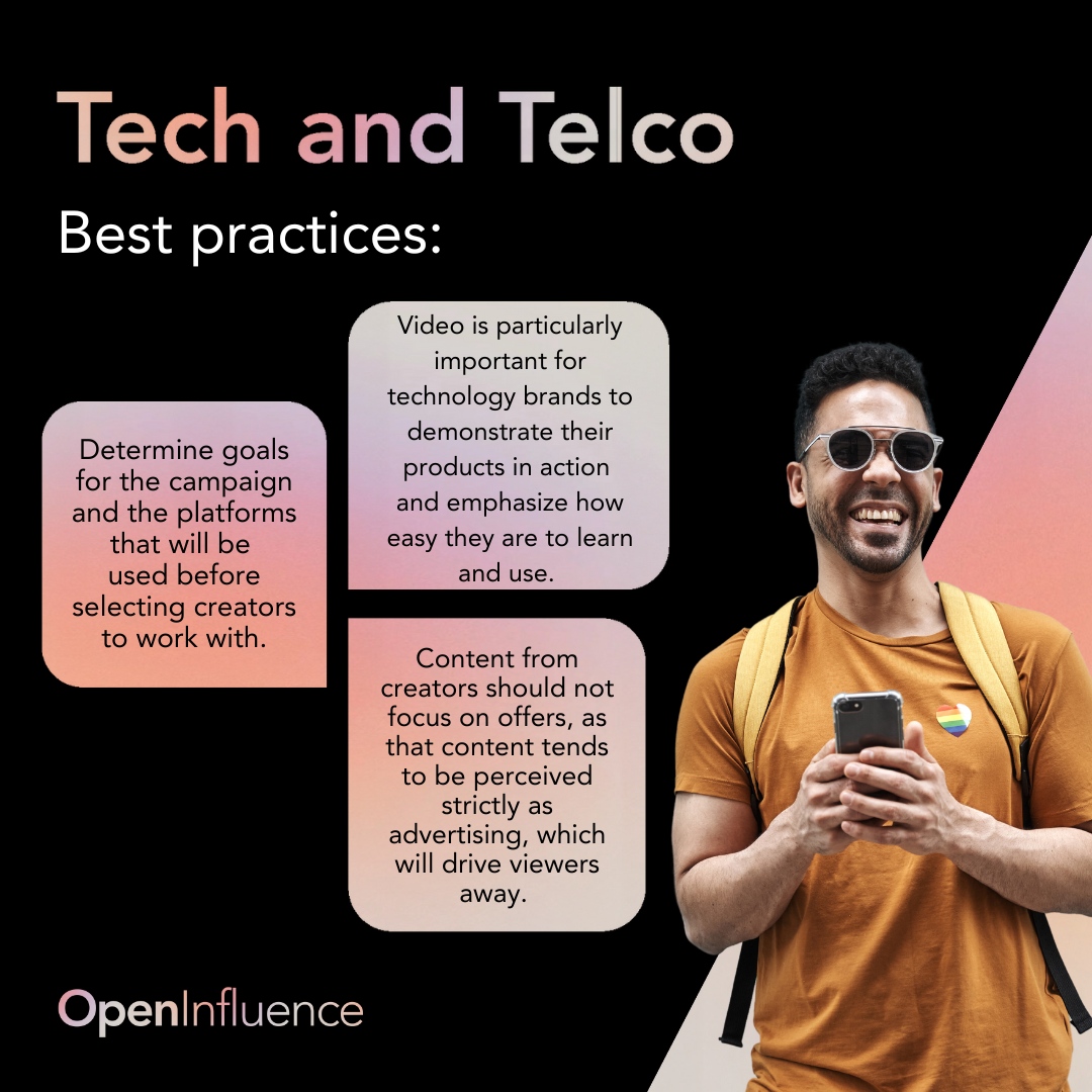 OpenInfluence's tweet image. 📈 Want to learn more about our curated best practices? Download the report: openinfluence.com/everything-you…
___
#techandtelco #creatormarketing #influencermarketing