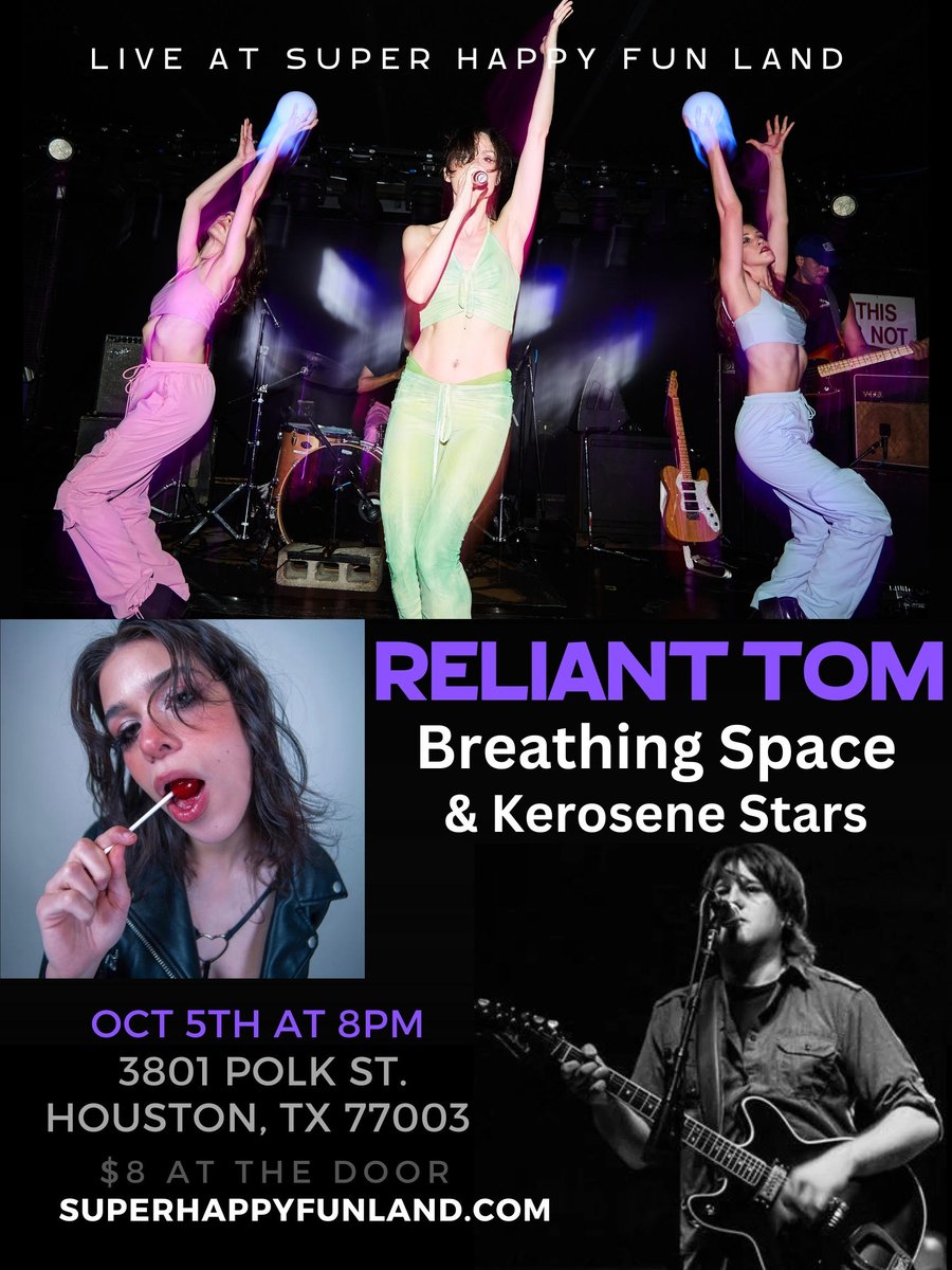 Next Thursday, October 5th in HOUSTON!