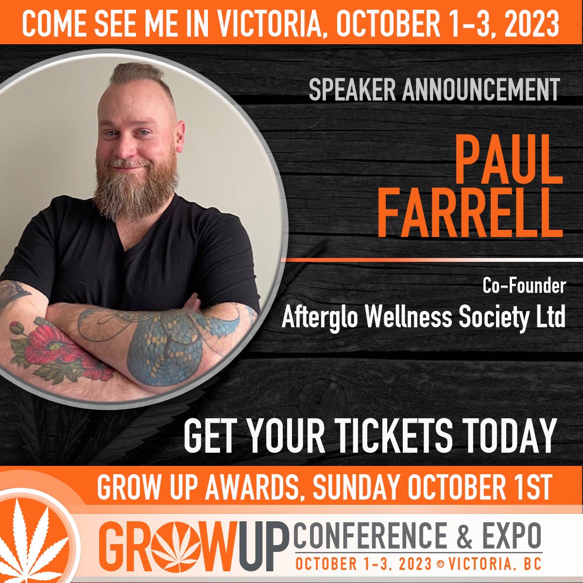 Just a reminder i will be speaking at the <a href="/growupcanada/">Grow Up Conference, Expo and Awards</a> in Victoria this weekend on Psychedelics 🍄#psychedelic #cannabis #mentalhealth <a href="/_AGWS/">AfterGlo Wellness</a>