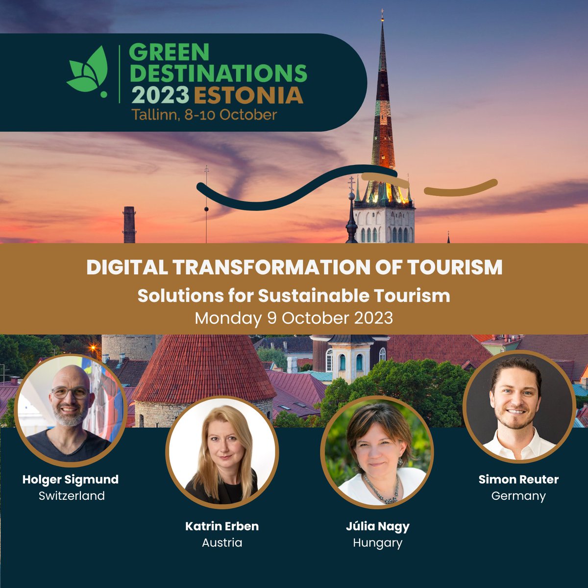 🇪🇪 GD 2023 | 🗓 Day 1 

💼 Panel: Digital Transformation of Tourism ✨
Technology-based strategies to foster cooperation and positive change in the tourism sector.

🎟 Book your spot here: ow.ly/eT5U50PQbyo