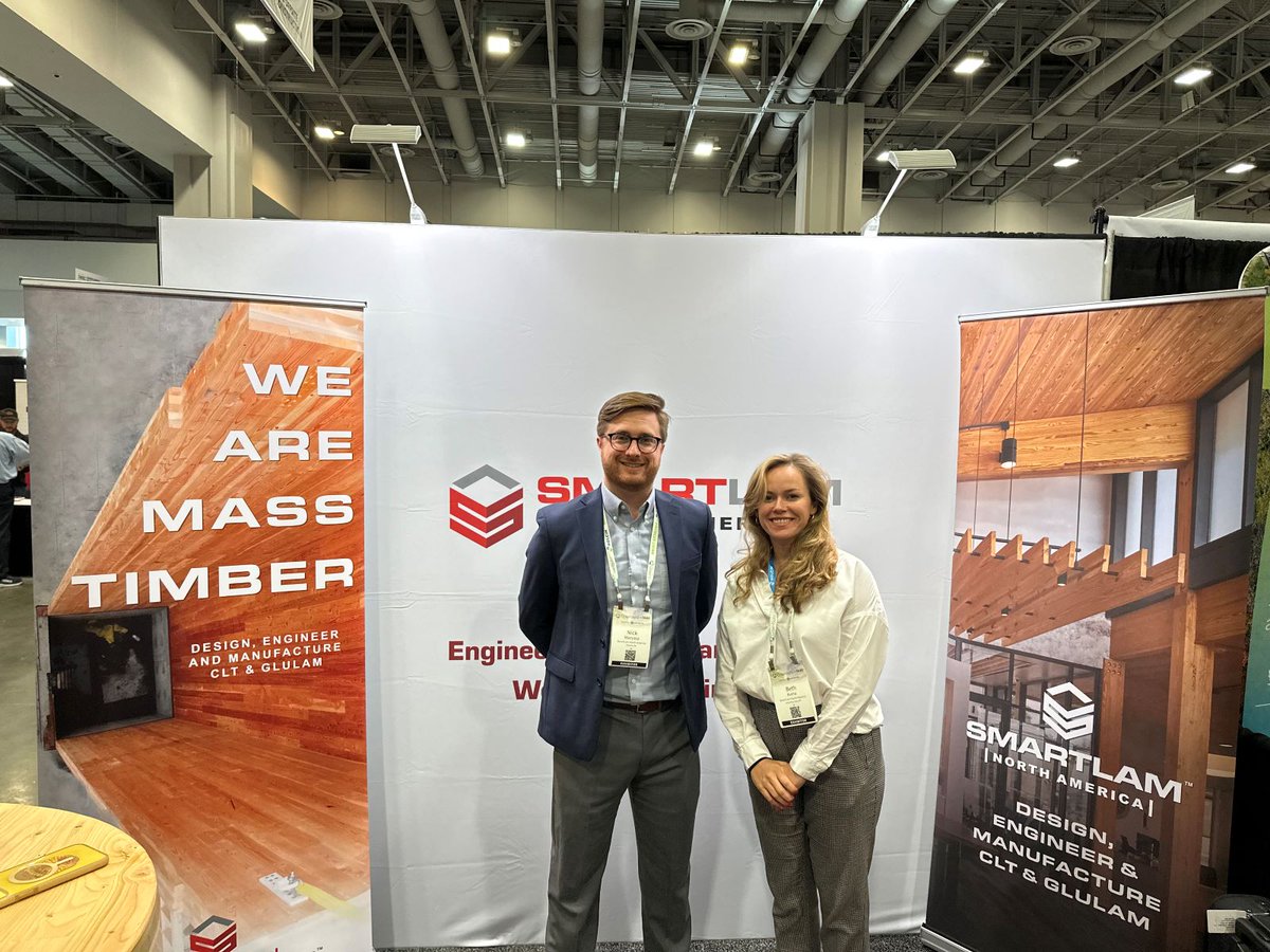 Nick, Beth and Cory are at the Greenbuild Conference in Washington. Stop by and talk about mass timber as a sustainable building material!

<a href="/Greenbuild/">Greenbuild</a> #masstimber #sustainablebuilding