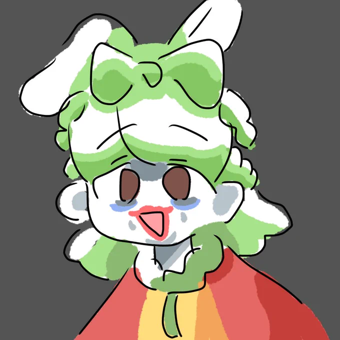 ほのみさんが描いてくれたキャロちゃんの線画を塗りました! 