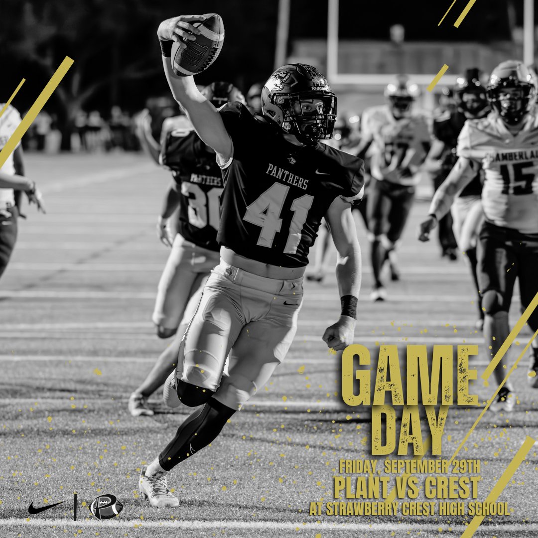 plantpanthersfb's tweet photo. GET UP! IT'S GAME DAY!
Panthers ๐ Chargers (district game)
๐ข 7:30 PM
๐ Strawberry Crest High School
๐๏ธ https://t.co/okUi9BwnbK
#TheAscent #BetOnUs #BeatCrest https://t.co/fRXaE35CWu