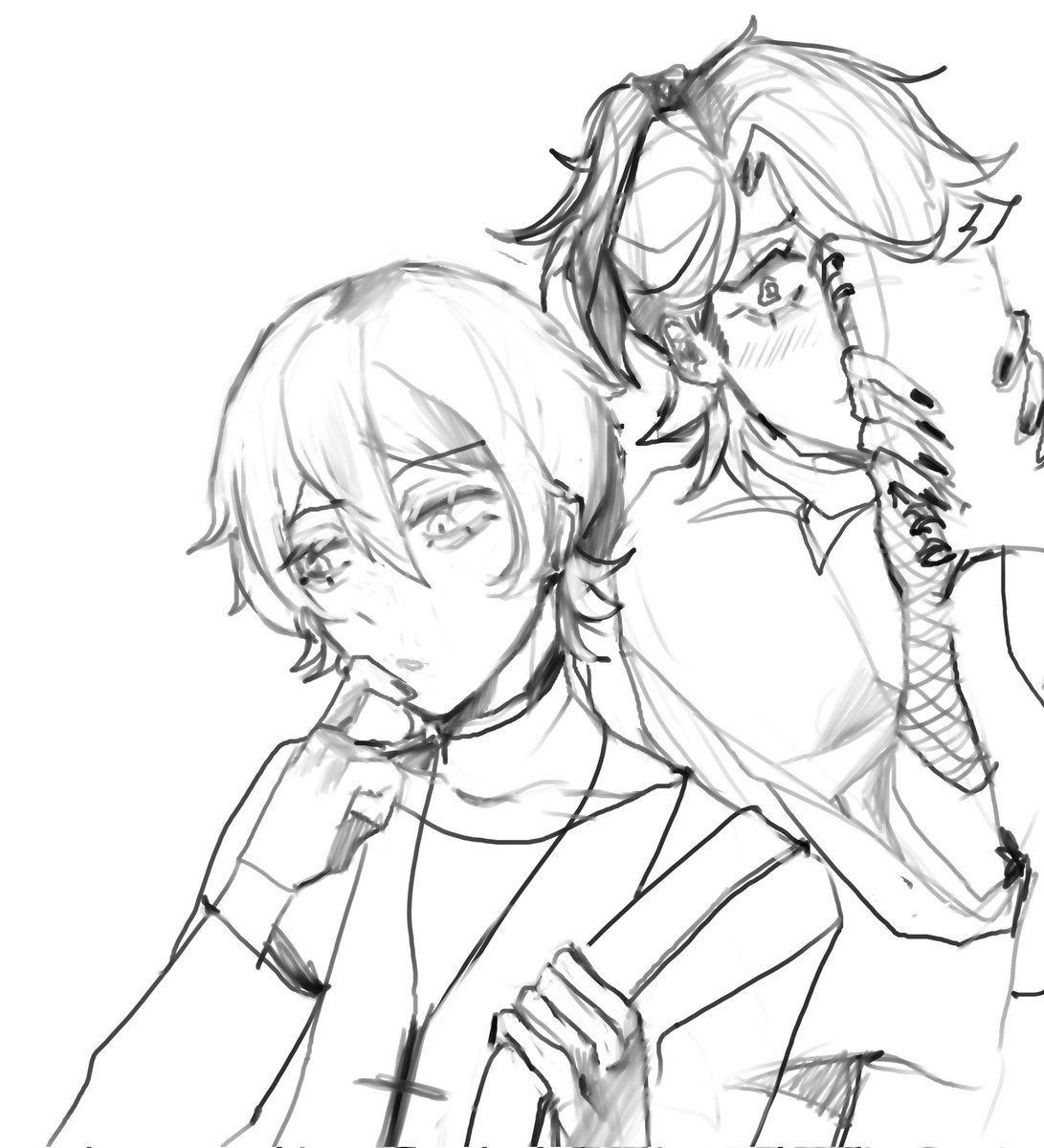 77paranoia's tweet photo. ruikasa wip 😚 https://t.co/bRlB555Fyq