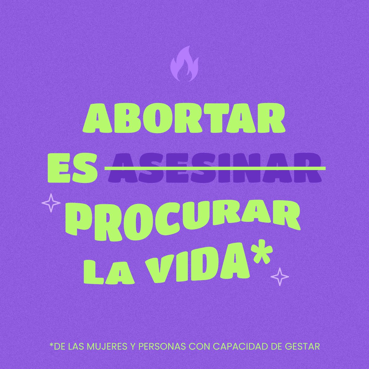 Abortar es un derecho y cada #28S vamos a salir a exigirlo hasta que se cumpla el #AbortoLegalParaTodoMéxico 💚 🔥