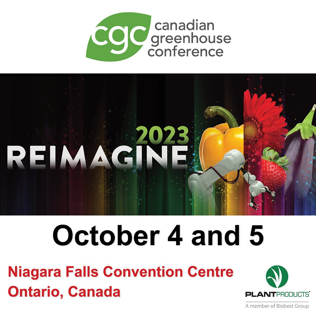 We're going to be at the Canadian Greenhouse Conference Booth 415
October 4 &amp; 5, 2023 🫑🍓🌸 Hope to see you there!

Nous serons présents le 4 et 5 octobre au Canadian Greenhouse Conference , kiosque 415 🫑🍓🌸 Passez nous voir !

#tradeshow #show <a href="/CdnGreenhseConf/">Cdn Greenhouse Conf</a> #plantproducts