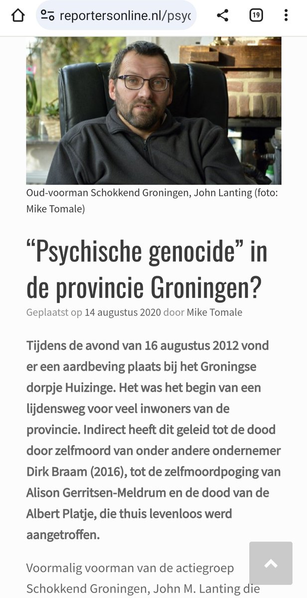 JohnLanting6's tweet photo. @RobJetten En daar kom ook jij mee, ruim 11 jr na de #aardbeving bij #Huizinge
Ben jij altijd zo traag van begrip?
Ik zou de politiek ingaan als ik jou was......
Ook jij Rob Jetten, bent mede-dader, รณรณk aangaande de Psychische Genocide die al jarenlang plaats vindt in prov #Groningen ๐ก๐ก๐ก https://t.co/KOij8EQtj1