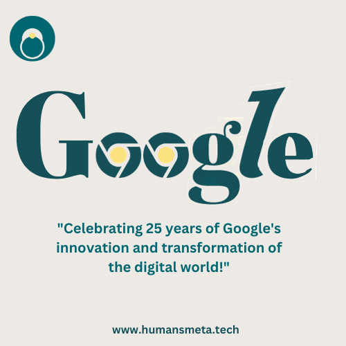 HumansMetaTech's tweet image. Celebrating 25 Years of Google.
At Humans Meta Tech, we're thrilled to join the world in commemorating Google's 25th anniversary!
Here's to a quarter-century of progress, and to many more years of innovation, and excellence. 🥂 Happy 25th anniversary, @Google🎂
#google25
