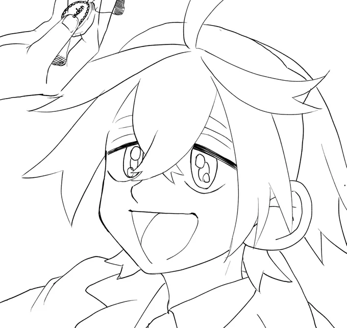 少しだけ描いたんですけど眠いのでねます 