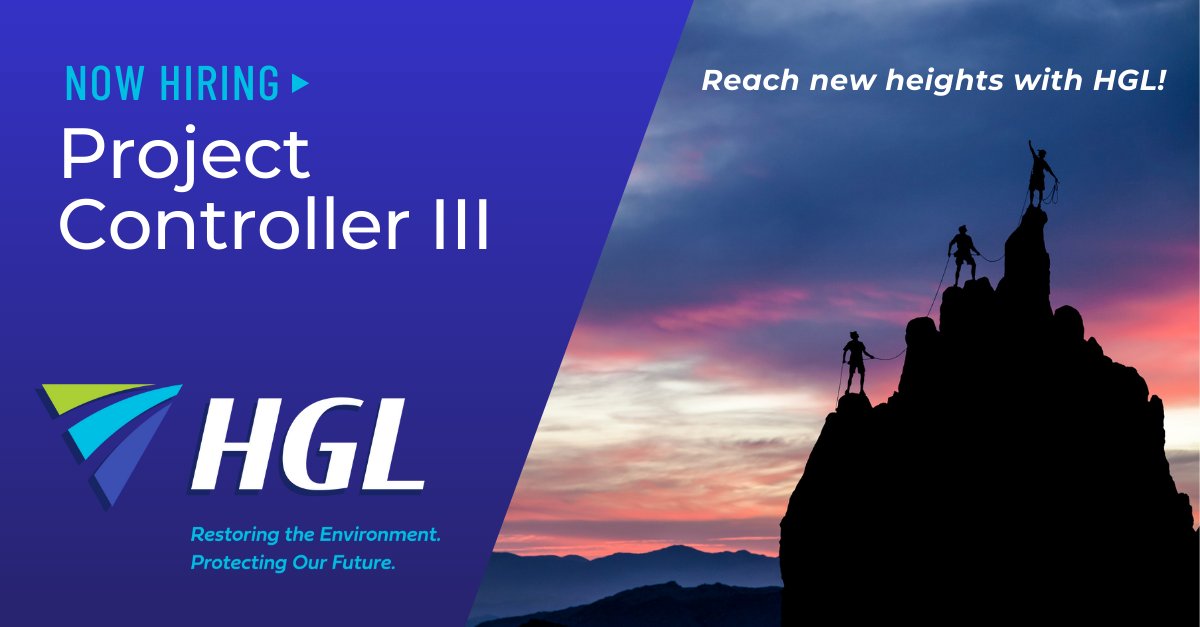 HydroGeoLogic's tweet image. HGL has an opportunity for a Project Controller III to join our team remotely. Review the job description and apply here. bit.ly/48yNEXi