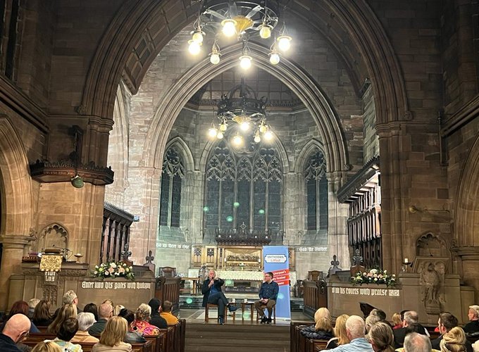 We rounded off this year's Litfest with An Audience with Chris Tarrant. Chris was very entertaining and interesting and stayed around to chat with the audience, sign books and have his pic taken afterwards. A great night to remember! Thanks very much to Chris and @UlletRoadChurch