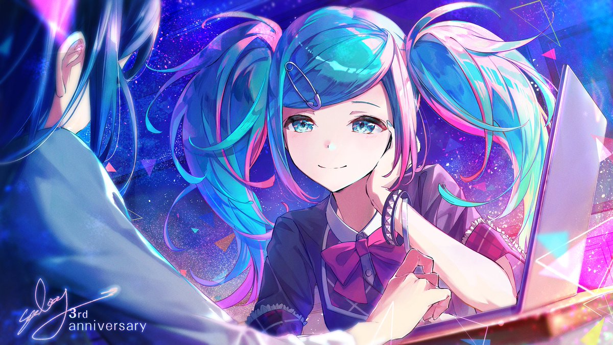 イラスト③ ついに残すところあと【1日】》 プロセカ3周年カウントダウンイラスト