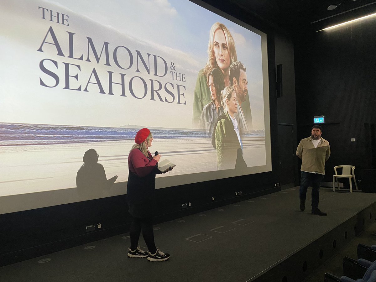 Well what an evening we had last night. A test screening of @celynjones The Almond and the Seahorse ahead of its UK release. Thanks to everyone that made it happen.