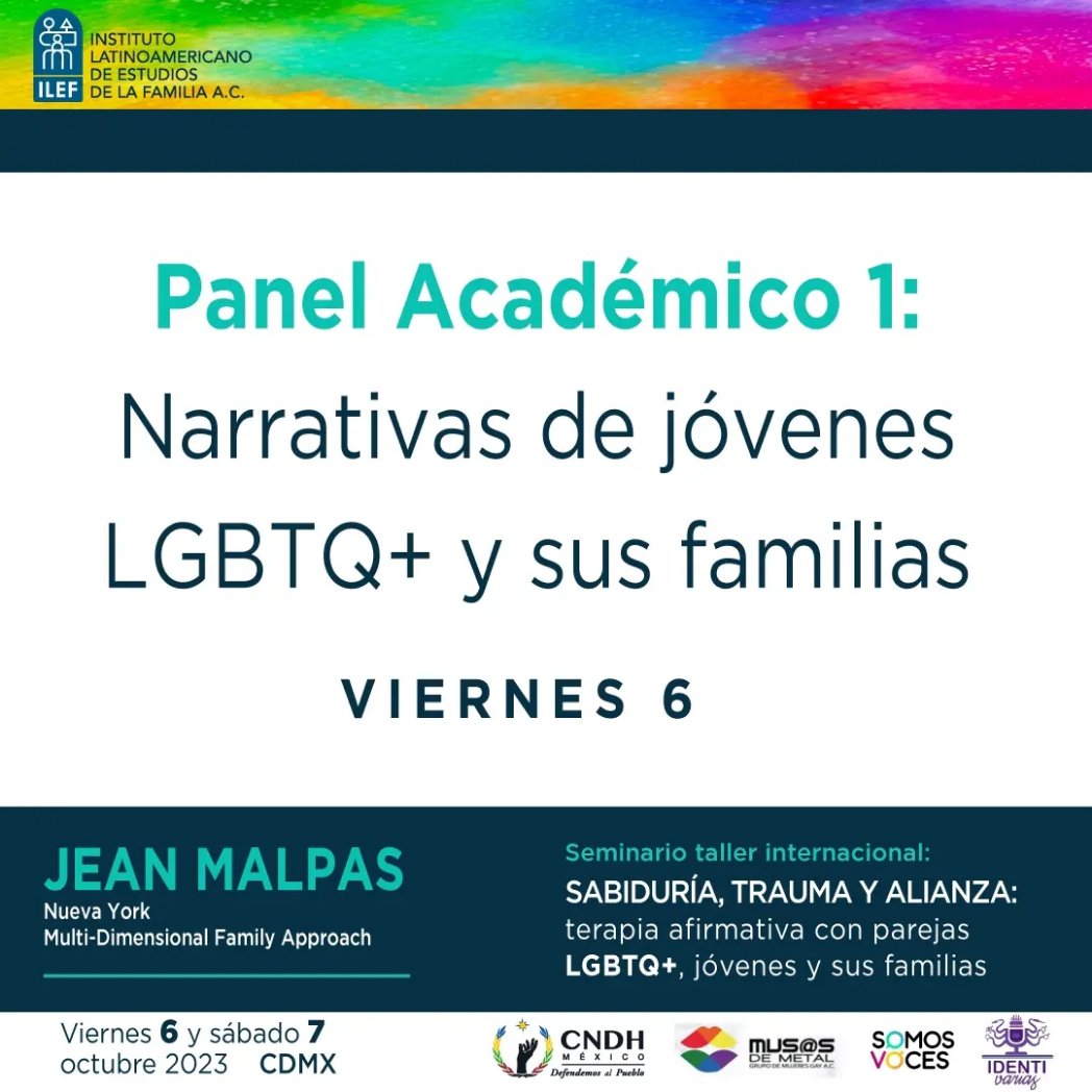 ILEF_AC's tweet photo. ¿Ya conoces nuestro programa, sus panelistas y moderadores? 
Aprovecha esta semana de descuentos para apartar tu lugar y acompáñanos en este nuevo camino mientras aprendes nuevas maneras de moderar tus terapias
#psicologialgbt #cisgenero #recursosayudatrans #recursoslgbt #loveis https://t.co/pH4v8nFLDg