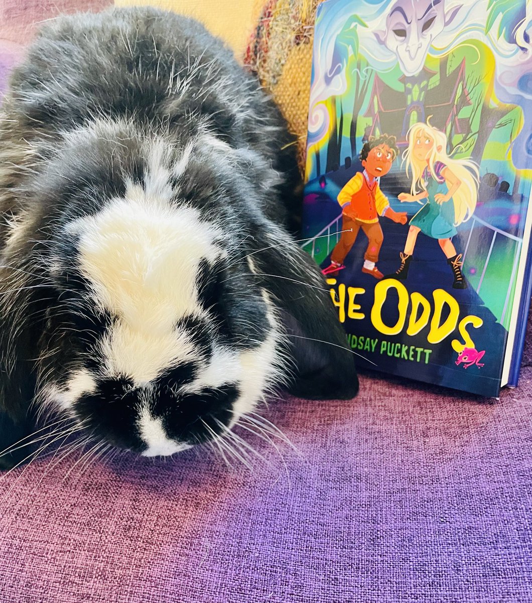 Deliciously creepy! - Clark Gable Clark has admitted there may have been stress nibbling at scary parts but he had a hopping good time from the first sentence to the tail end of of The Odds. Clark’s favorite side characters? The dust bunnies of course! ⁦@puckett_lindsay⁩