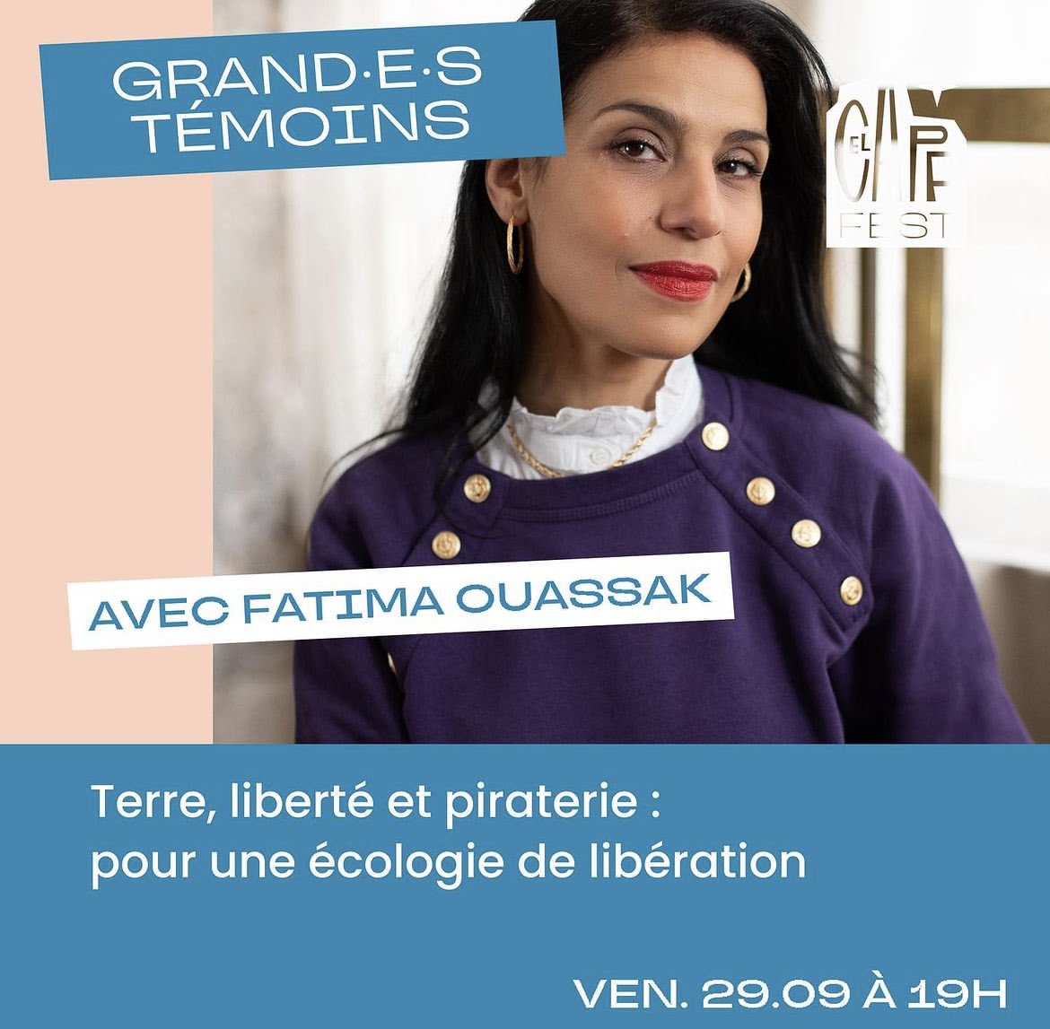 Demain soir je serai à La Rochelle au festival écologiste ‘Les Cabanes Urbaines’ organisé par El Capp Fest 

Pour presenter la 1ere conference Grands témoins: «Terre, liberté et piraterie: pour une écologie de libération»

Lien pour plus d’infos: elcappfest.com