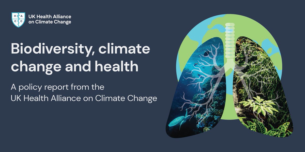 UK Health Alliance on Climate Change (@ukhealthclimate) on Twitter photo Health is adversely impacted by climate & ecological crises. Urgent action from the <a href="/GOVUK/">GOV.UK</a> is needed for better planetary health.
JUST LAUNCHED <a href="/UKHealthClimate/">UK Health Alliance on Climate Change</a> policy report on biodiversity, climate change & health > ukhealthalliance.org/influencing-poβ¦
#UKHACCBiodiversity Health is adversely impacted by climate & ecological crises. Urgent action from the <a href="/GOVUK/">GOV.UK</a> is needed for better planetary health.
JUST LAUNCHED <a href="/UKHealthClimate/">UK Health Alliance on Climate Change</a> policy report on biodiversity, climate change & health > ukhealthalliance.org/influencing-poβ¦
#UKHACCBiodiversity