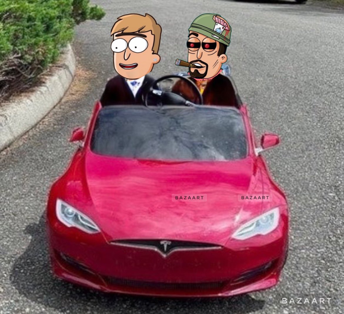 Big_Shineee's tweet photo. Ayoooo look who just scooped me in his Tesla @DiamondHandsD4 and he got that #Qtility from @MISS_Q_TBKSS
WE OUTSIDEEE 💨💨💨
@GodHatesNFTees @srpeters @elonmusk @Tesla
#GodHatesNFTees #web3community #NFTCommmunity #CryptoCommunity https://t.co/X6zDBSjluy