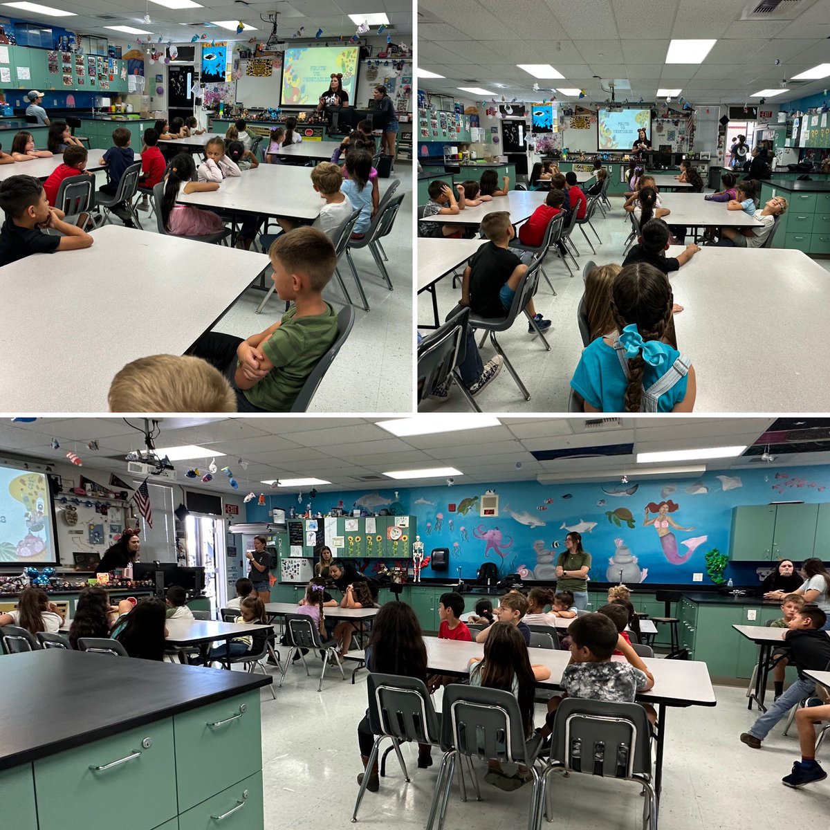 Just a few photos from Mrs Burkhart’s class working with Washington Elementary students. Both high school and elementary students were so engaged and enjoying their interactions with one another. <a href="/mrs_jburkhart/">Mrs. Burkhart</a> <a href="/MercedUHSD/">MercedUHSD</a>