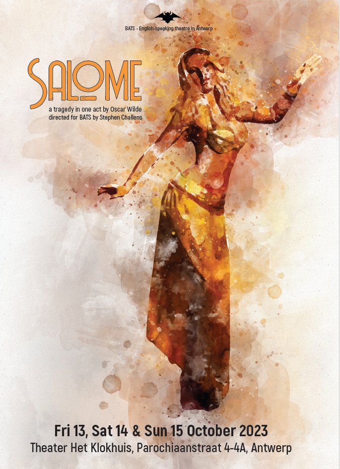 Enjoy an interesting night out and support
<a href="/BATSAntwerp/">BATS Antwerp</a>, Antwerp’s only English-speaking theatre group. Rehearsals are in full swing in Antwerp as well as in Brussels for this unique collaboration with Stephen Challens. batsantwerp.be/whats-on