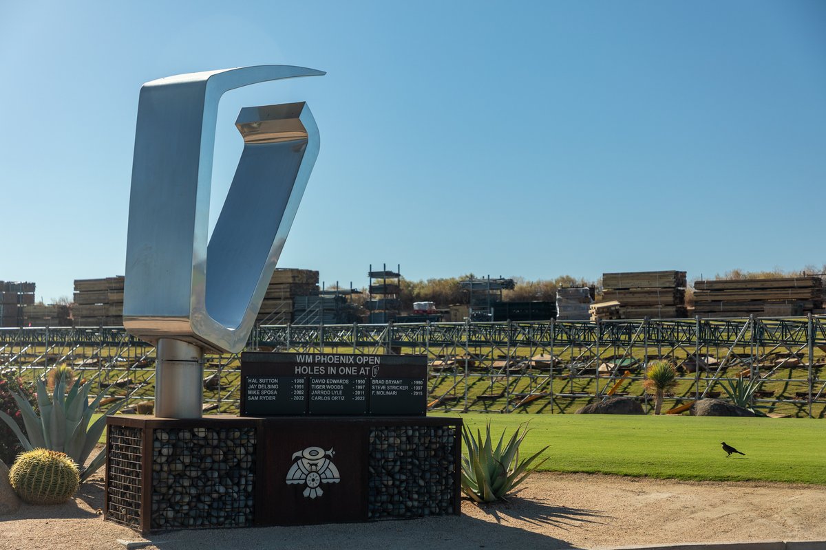 WMPhoenixOpen's tweet photo. Rome wasn't built in a day. Construction on the famed 16th hole Coliseum is happening which means... we're baaaaaackkk! It's getting real, folks. Who's pumped? https://t.co/znWOE2FtAE