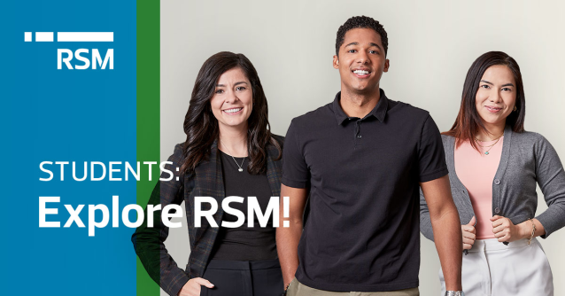 You’ve worked hard to get where you are, and now you’re ready to use your skills, talents, and individuality to make a deeper impact on clients, colleagues and communities. Students - join RSM’s virtual fall campus events. #BeYouatRSM rsm.buzz/3PV2JuH